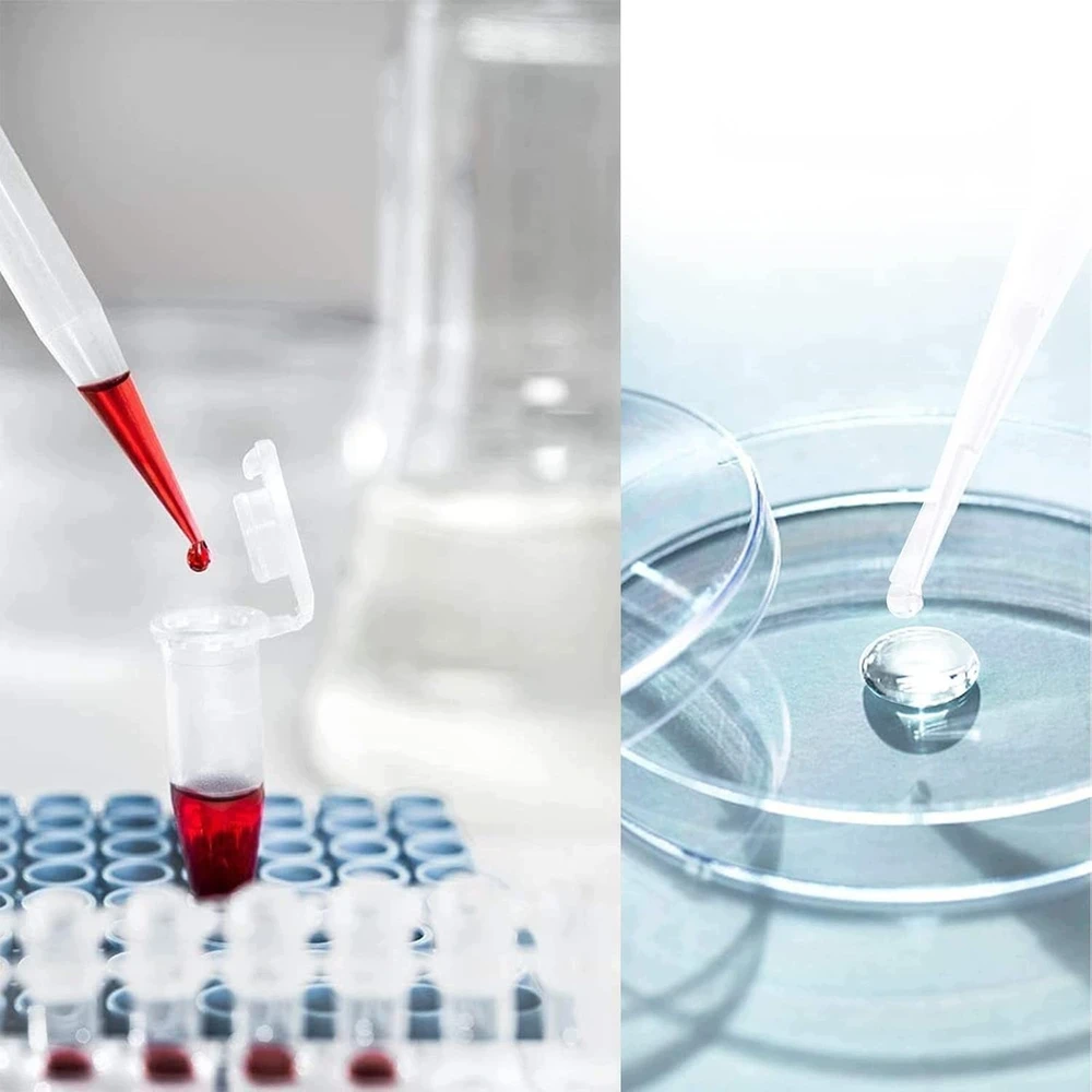 PIPETĖ 100 Vnt. 3ml PLASTIKINIS VIENkartinis LABORATORIJOS SOFT FLEXIBLE
