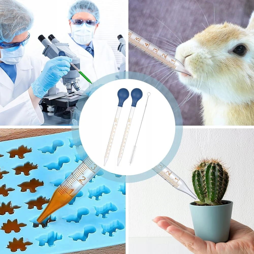 PIPETE 10ml 2VNT STIKLO LAŠINtuvas LABORATORIJOS MATAVIMO MATAVIMAI DIDELI