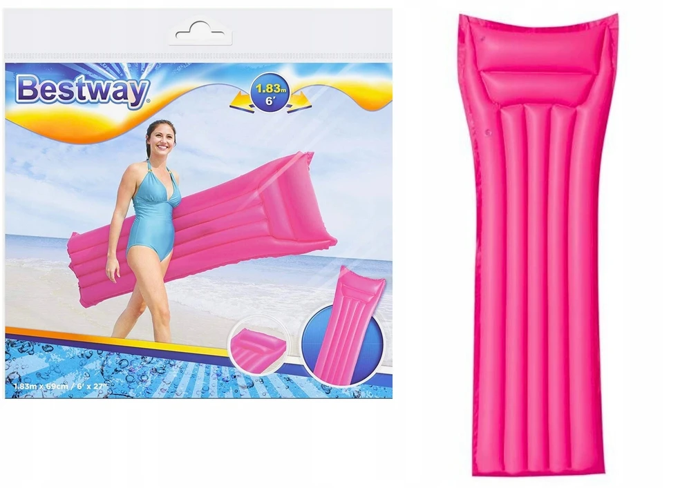 BestWay čiužinys pripučiamas paplūdimio 183x69cm art.44007eu