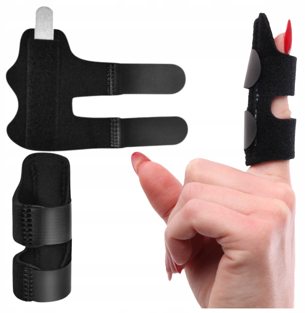 Pirštų ortozės rankų stabilizatorius, Fit4Med, UNIVERSALUS, juoda