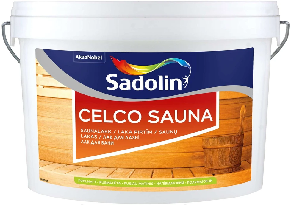 Pirties lakas SADOLIN CELCO SAUNA, 1 l