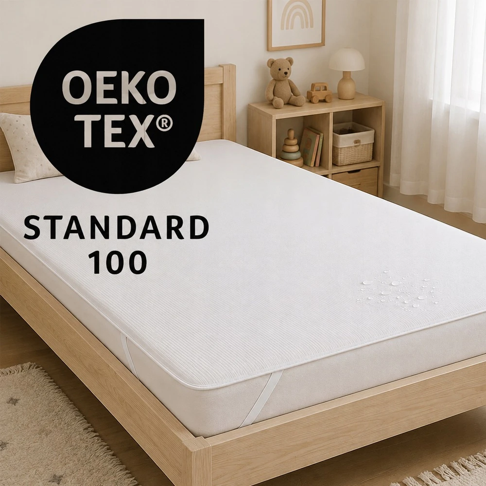 Piruu Nieprzemakalny Ochraniacz na čiužinys Frotte 60x120 cm Podkład WODOODPORNY