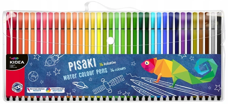 Pisaki w etui 36 kol Kidea