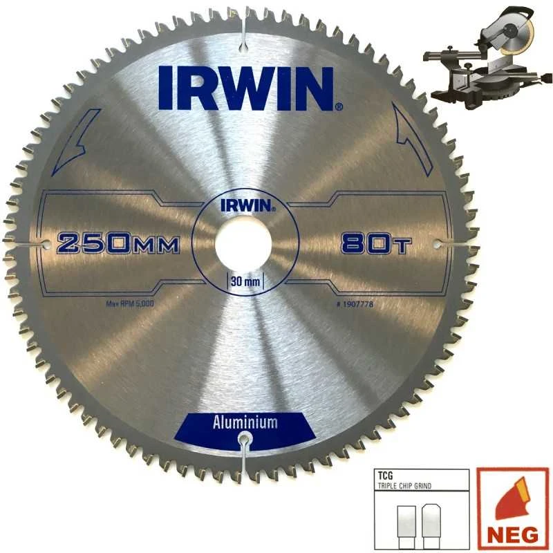 Pjovimo diskas aliuminiui Irwin; 184x2,5x30,0 mm; Z48