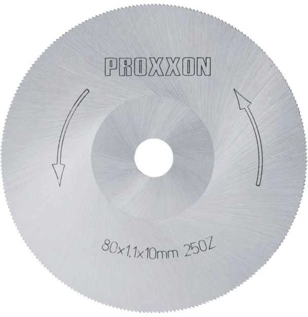 Pjovimo diskas Proxxon; 80x1,1x10,0 mm; Z250