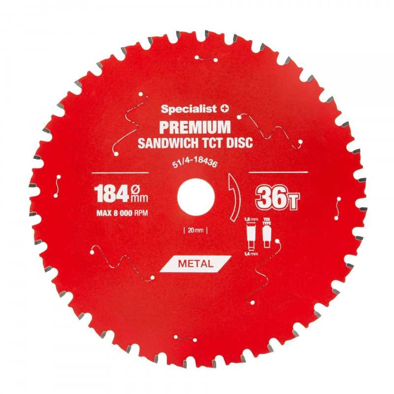 Pjovimo diskas SPECIALIST+ Sandwich 184x36Tx20/16mm