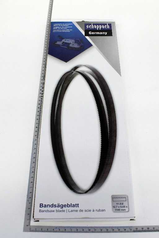 Pjovimo juosta Scheppach 1140 x 12,7 x 0,65 mm / 11 Z/Z 10-14 Tpi