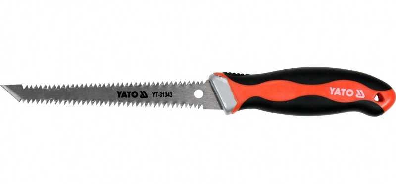Pjūklas gipsokartonui dvipusis Yato | 180mm, 7 TPI