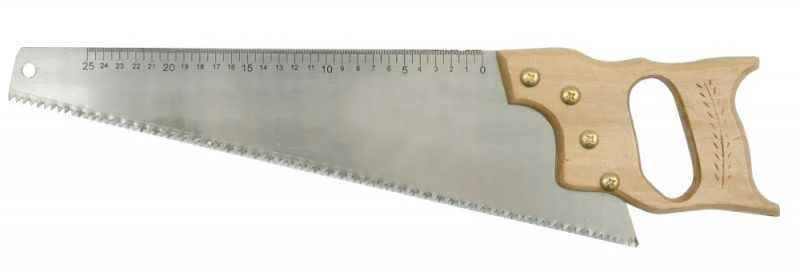 VOREL medienos pjūklas 450 mm ašmenimis, medinė rankena 28395