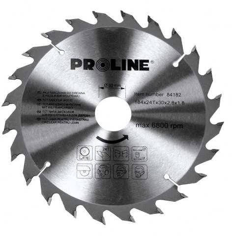 Pjūklų diskas Proline D184x30/20/16mm 60 dantų