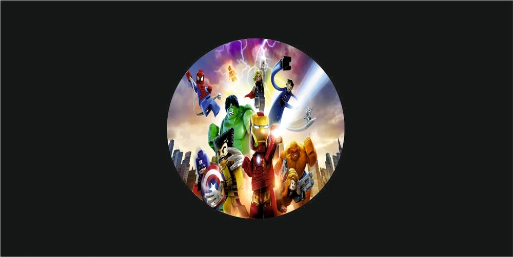 Plafon kinkiet AVENGERS apvalus