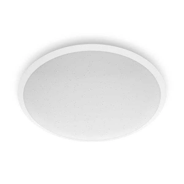 Lubinis šviestuvas Plafoninis LED šviestuvas PHILIPS CAVANAL, 12 W, 2700 K, 1200 lm, IP44, dimer., baltos sp., Ø25 cm