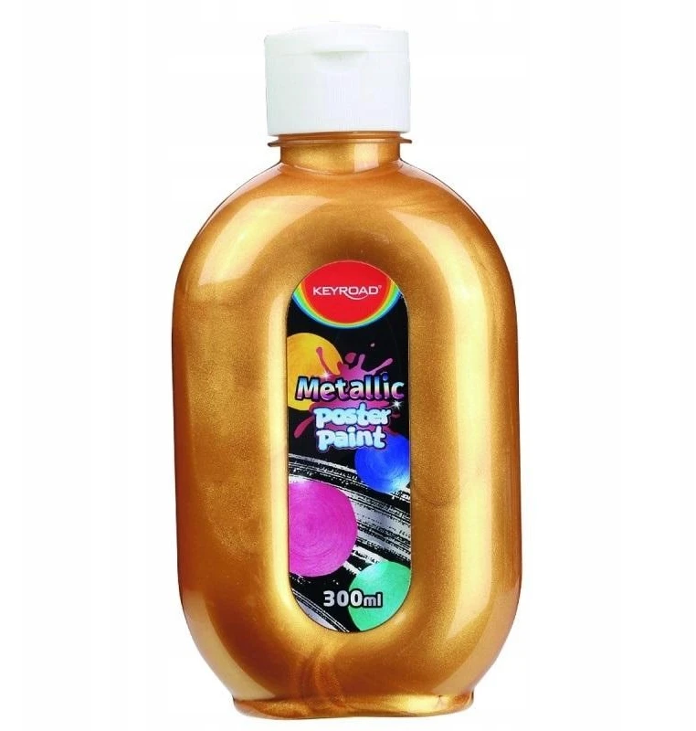 Pbs Connect Plakatų dažai Keyroad, metaliniai, 300 ml, aukso spalvos