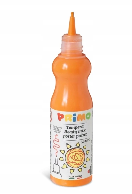 Plakatų dažai Primo, oranžiniai, 50 ml