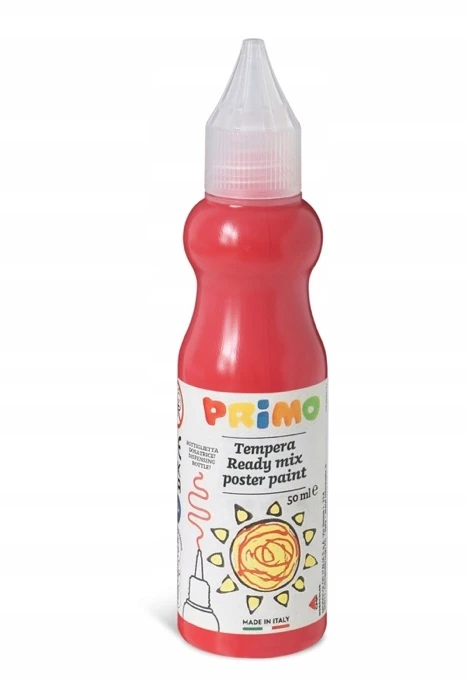 Plakatų dažai Primo, raudoni, 50 ml