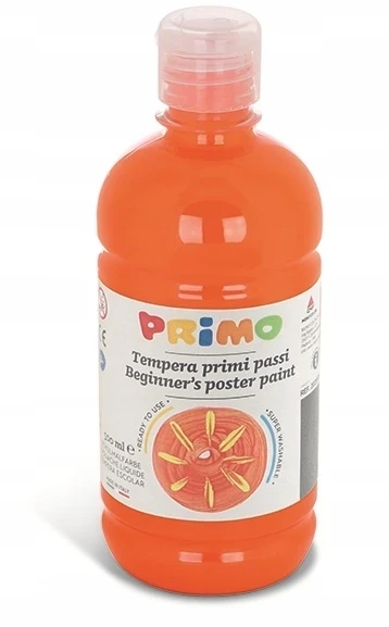Plakatų dažai Primo, rožiniai, 0.5l