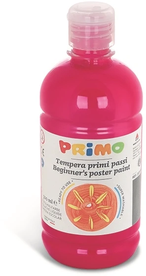 Plakatų dažai Primo, rožiniai, 0.5l