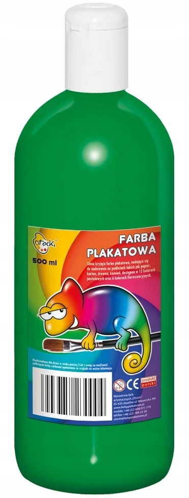Krups Plakatų dažai Sweet Colours 500 ml, tamsiai žali