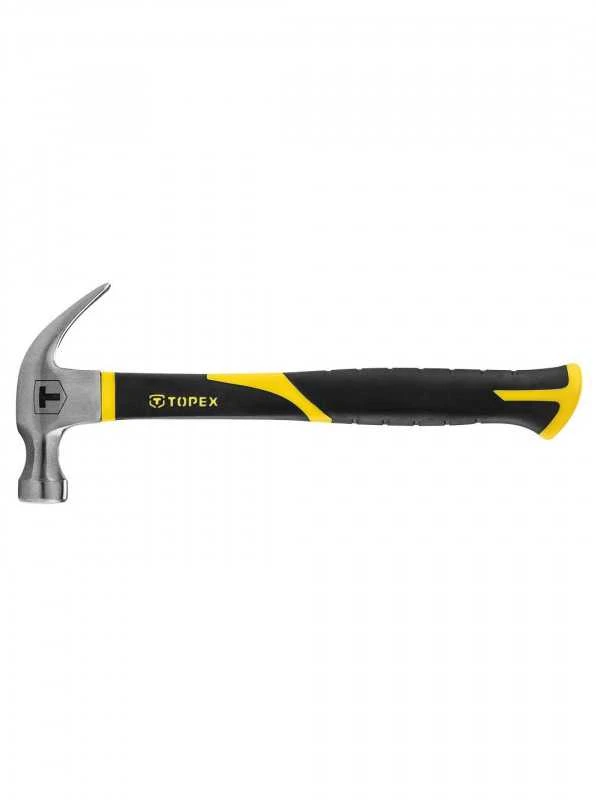 Plaktukas TOPEX 02A850 450 g, stiklo pluošto rankena, gumuota