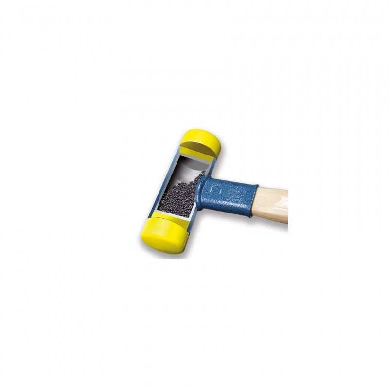 Dvipusis plaktukas vidutinio minkštumo/vidutinio kietumo WIHA Safety (40 cm)