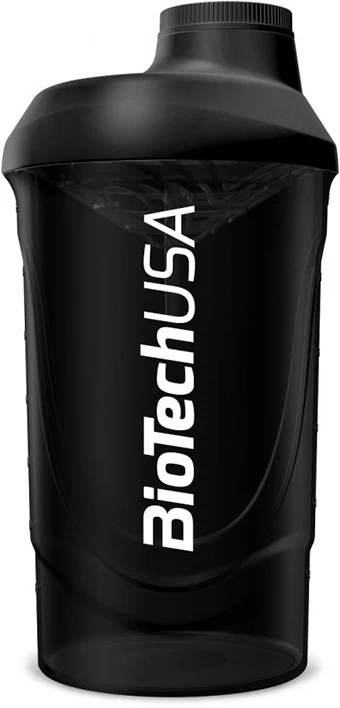 Gertuvė BioTech Shaker Wave 600ml juodas