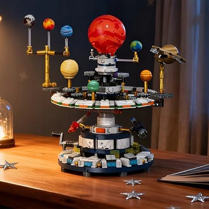 PLANETARIUMO MODELIS SUKIMAS BLOKAS, SAULES SISTEMOS BLOKŲ MODELIS