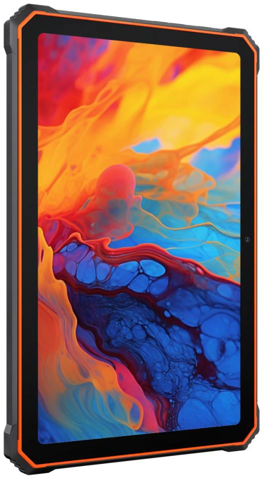 Planšetė „Blackview Active 8 Pro Rugged Tab“ 8 GB / 256 GB, 10,36 colio FHD+ 1200 x 2000 IPS LCD, aštuonių branduolių, 16 MP priekinė / 48 MP galinė kamera, baterija 22 000 mAh, 33 W laidinis įkrovimas, USB Type-C lizdas, ILD kortelė, 13 M 13, 0 Oranžinis
