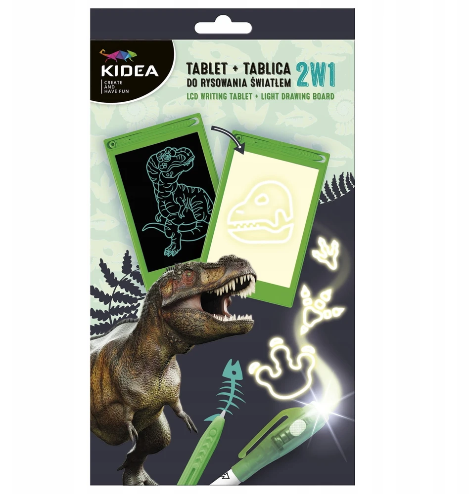 Planšetinis kompiuteris + 2in1 Kidea lengva piešimo lenta