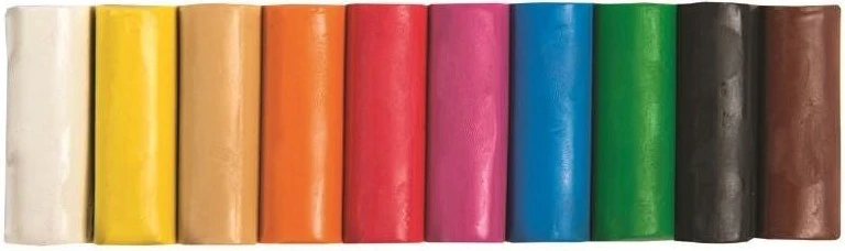 Plastelino rinkinys 10 spalvų, 200g, Koh-i-noor