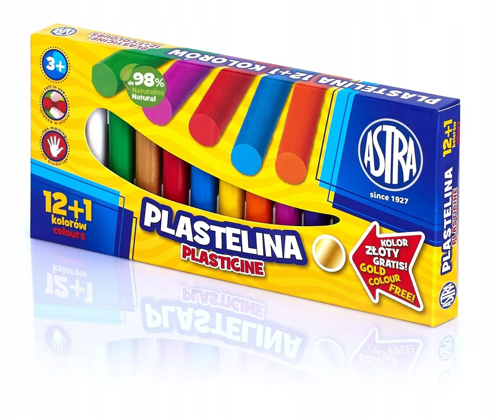 Plastelino rinkinys Astra, 13 spalvų