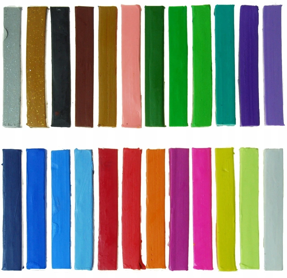 Plastelino rinkinys "happy Color", 24 spalvos