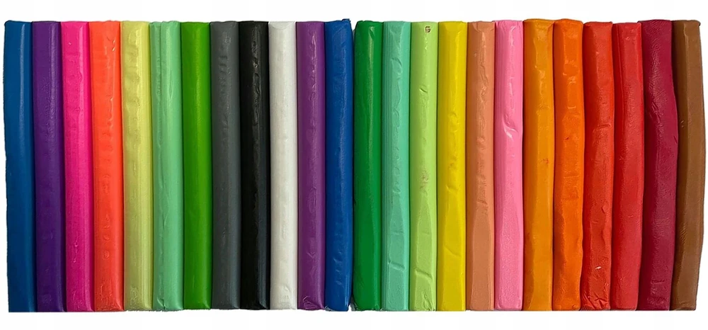 Plastelinos rinkinys 24 spalvos Kidea