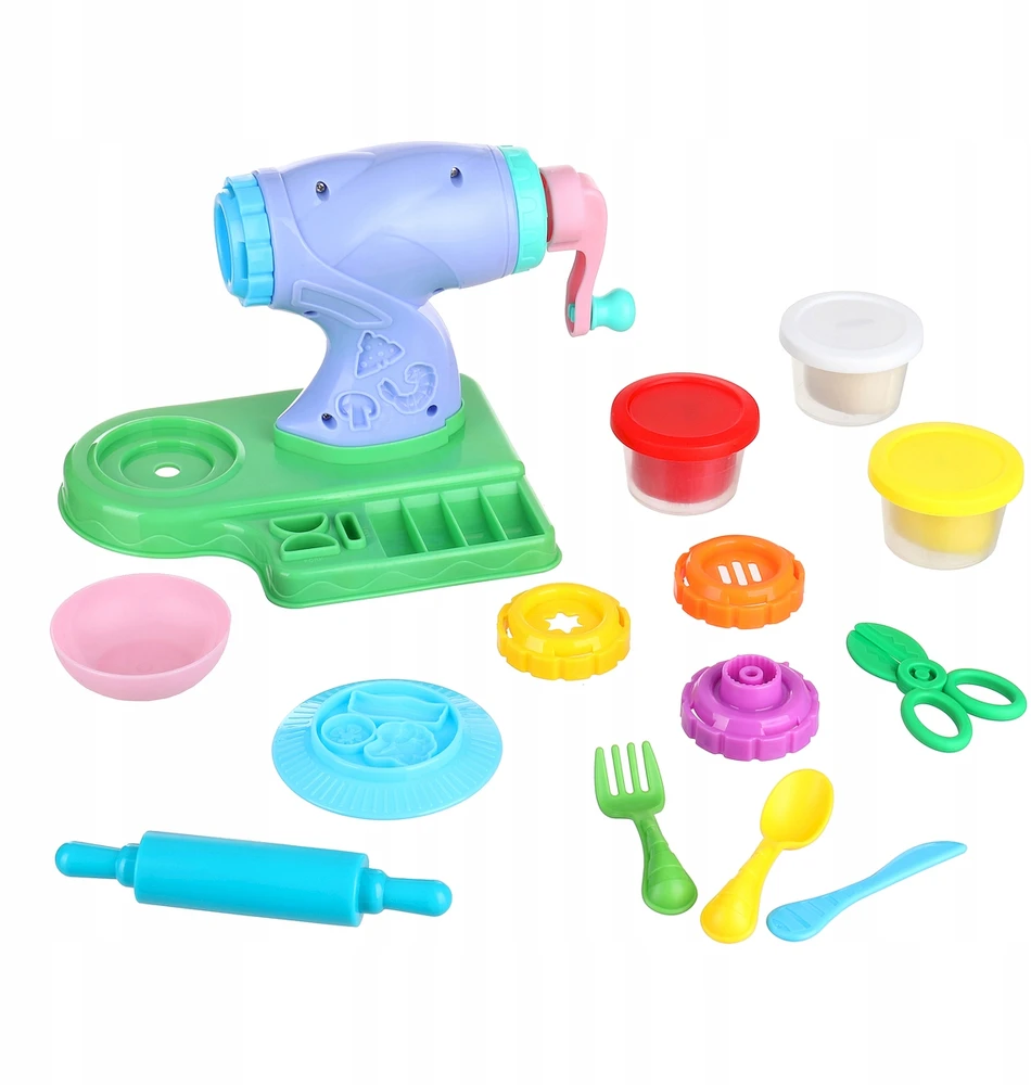 PLASTIC MASS Smily Play Creative Set Pasta Machine Dough