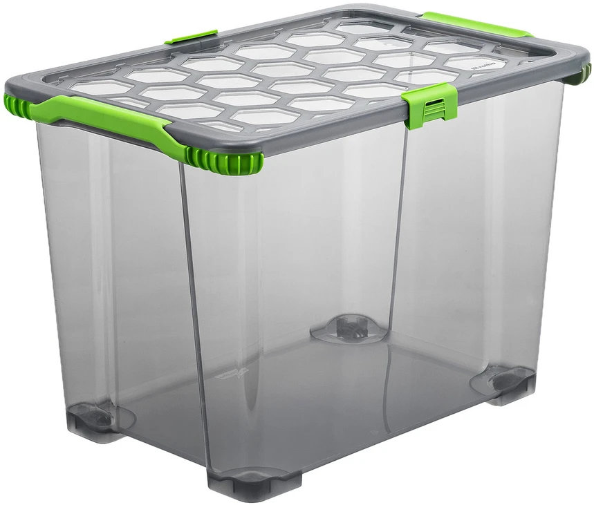 Daiktadėžė su ratukais Rotho, 65 l, 583 x 392 x 410 mm