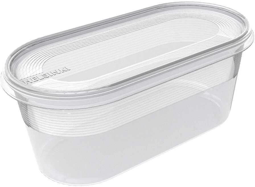 NHG Plastikinė dėžutė maistui užšaldyti Plast Team 0.8L/19x9x7.9cm Helsinki