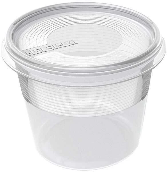 NHG Plastikinė dėžutė maistui užšaldyti Plast Team 0.3L/9x9x7.9cm Helsinki