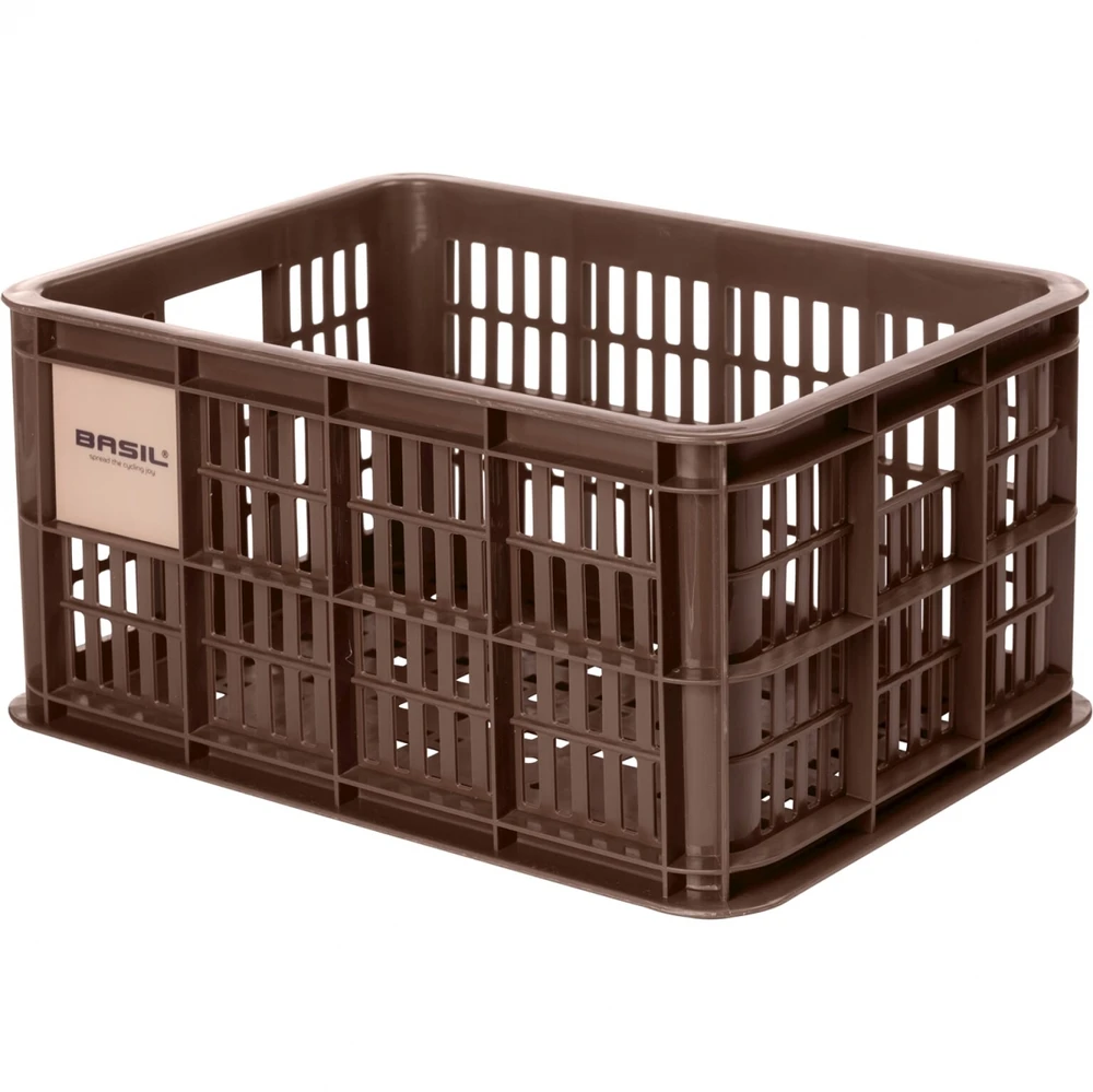 Plastikinė krepšys Basil Crate - BASIL - 29x39,5x21 cm - ruda - skirta priekinėms / galinėms bagažinėms