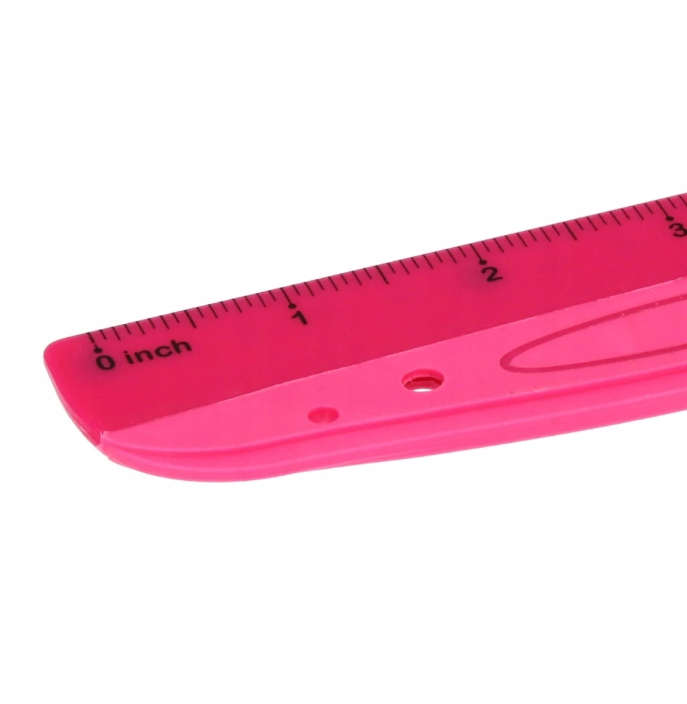 Plastikinė liniuotė 15cm, rožinė, Starpak