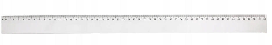 Kw Trade Plastikinė liniuotė 50 cm GRAND