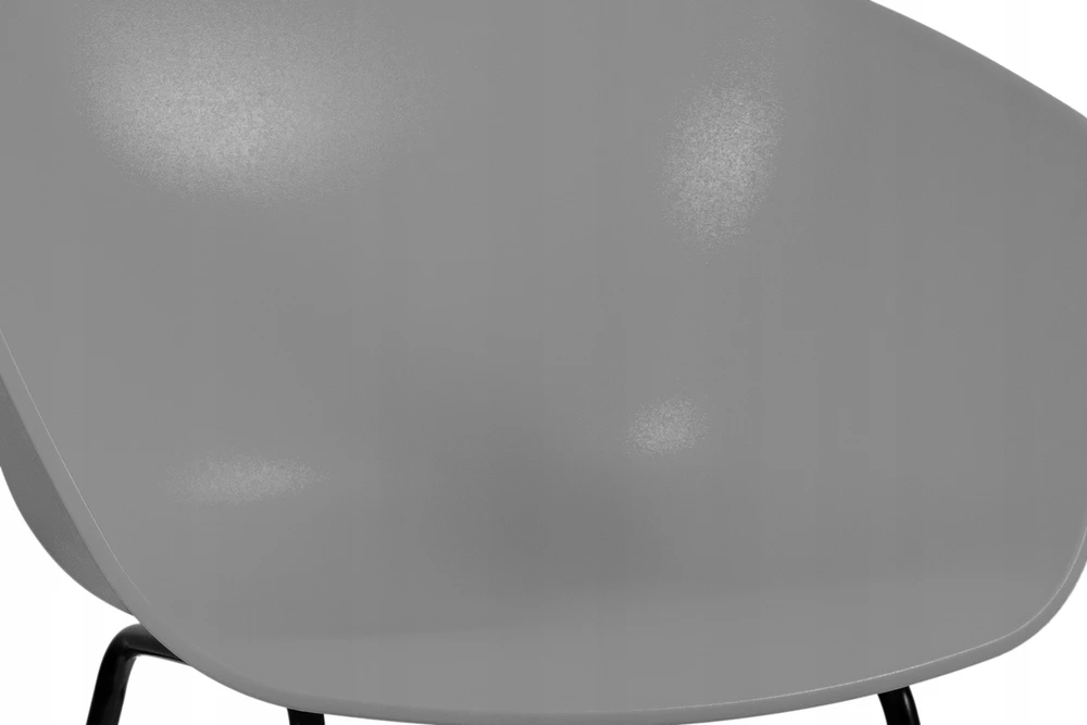Plastikinė moderni biuro kėdė biurui balkone, Solaris Gray