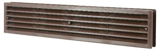 Durų ventiliacijos grotelės EUROPLAST VR459B, 450 x 92 mm