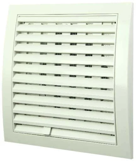 Europlast Plastikinės ventiliacijos grotelės ND10, 148 x 153 mm, DN100