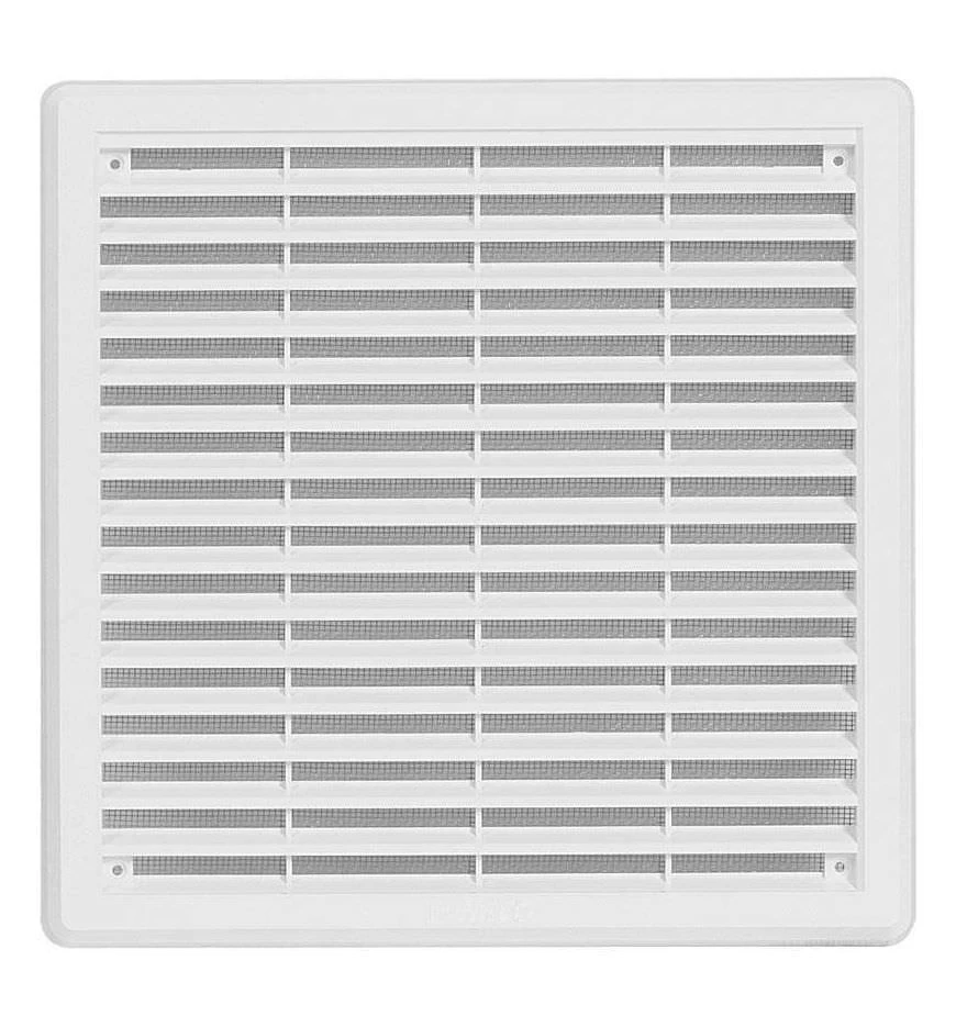 Europlast Plastikinės ventiliacijos grotelės ND12, 190 x 190 mm, DN125