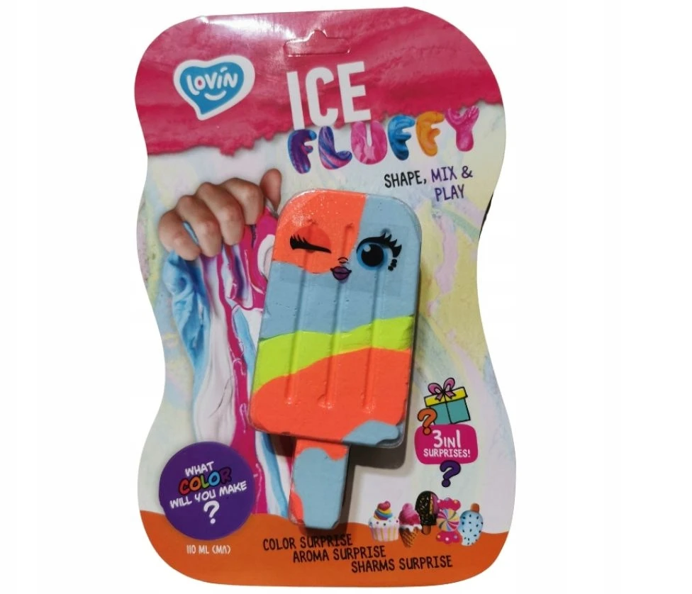 Lovin PLASTIKINIAI PLAČIAI SLIME GLUTEK LEDAI VAIKAMS