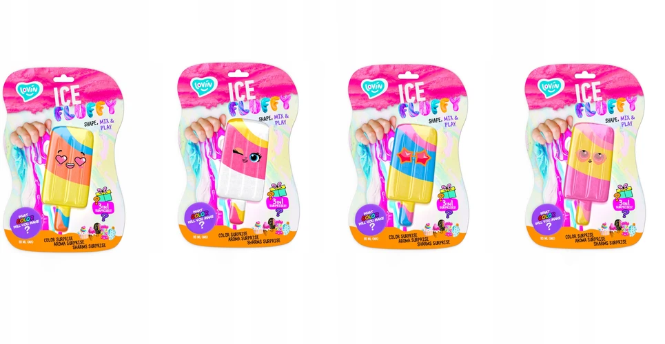 Lovin PLASTIKINIAI PLAČIAI SLIME GLUTEK LEDAI VAIKAMS