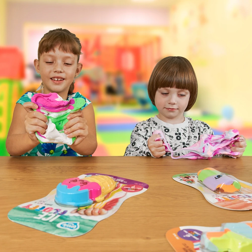 Lovin PLASTIKINIAI PLAČIAI SLIME GLUTEK LEDAI VAIKAMS