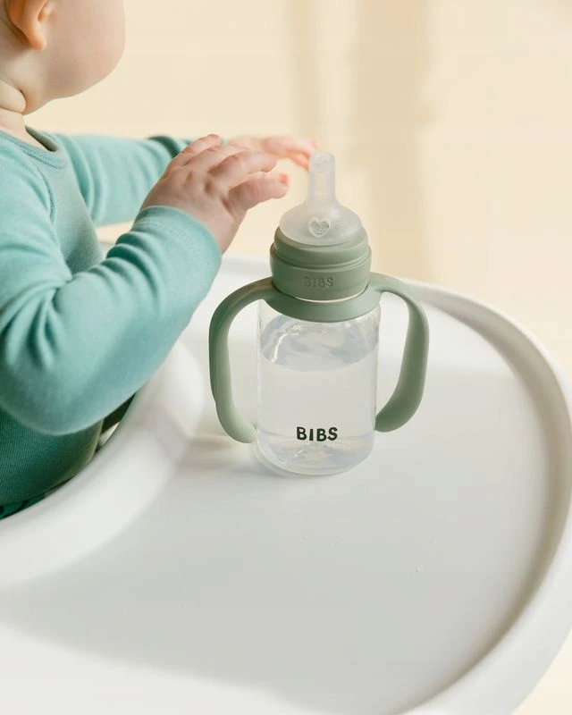 Plastikinis BIBS kūdikio buteliukas, 150ml, nuo pilvo dieglių, 6m + silikoninis žindukas