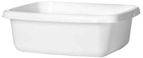 NHG Plastikinis dubuo Plast Team 10L Bright Baltas