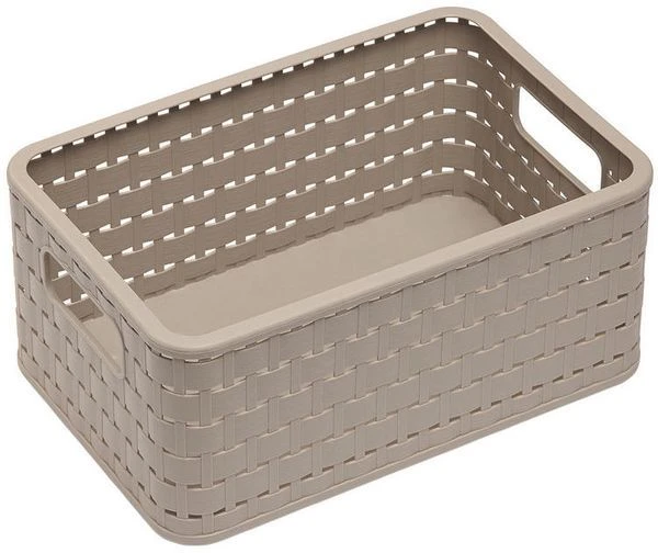 Keter Plastikinis krepšys CURVER MY STYLE, tamsiai rudos spalvos, h10 x 25,5 x 19,6 cm, 8 L