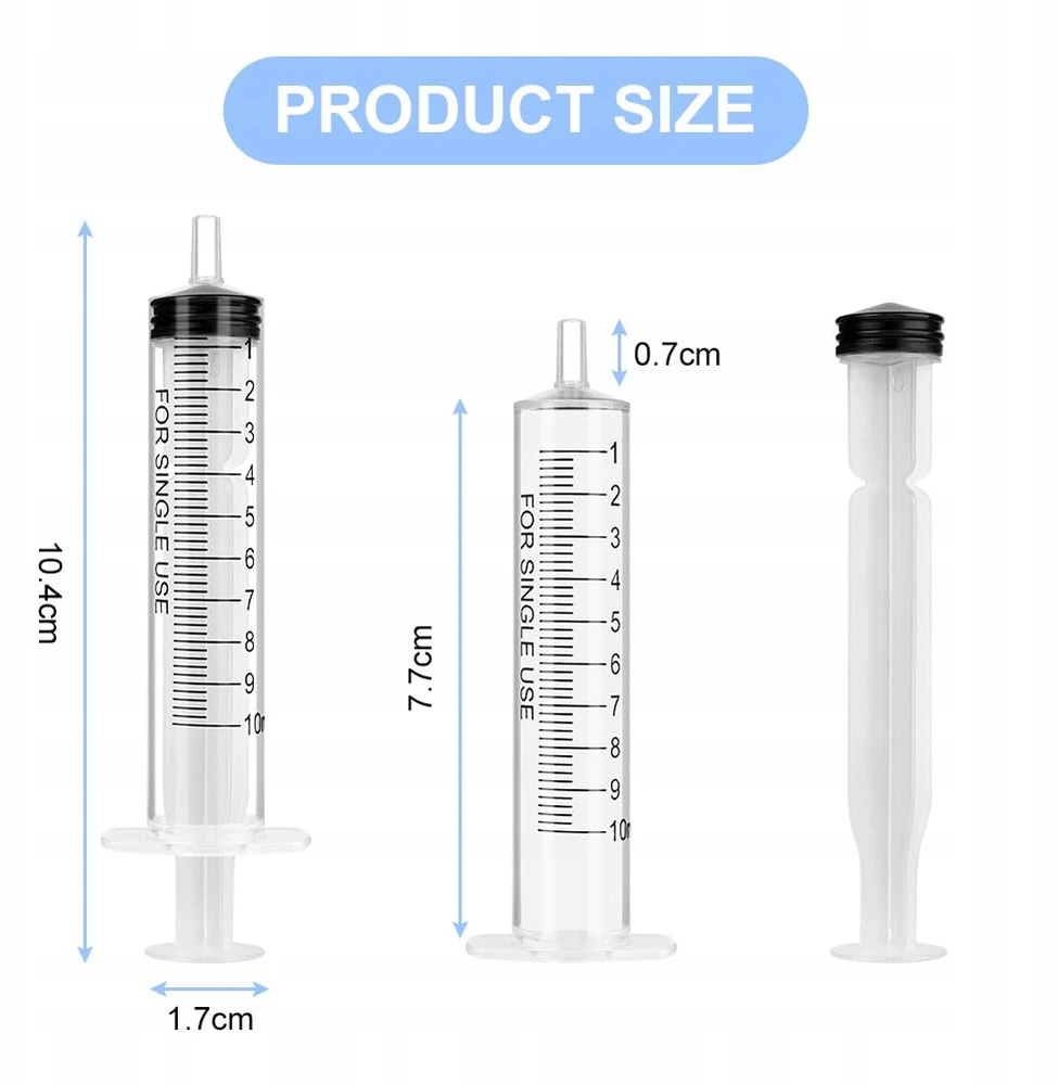 PLASTIKINIS ŠVIRKŠTAS 20 Vnt. 10 ML PAKARTOTINIS DOZAVIMAS